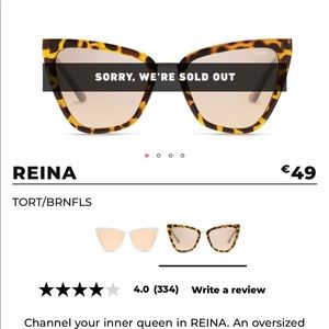 SOLD Quay Australia Reina Tortoise Sunglasses.